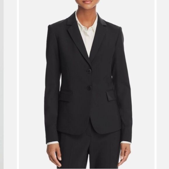 Theory Suzanne B Tuxedo Black Blazer Size Small - Picture 1 of 11